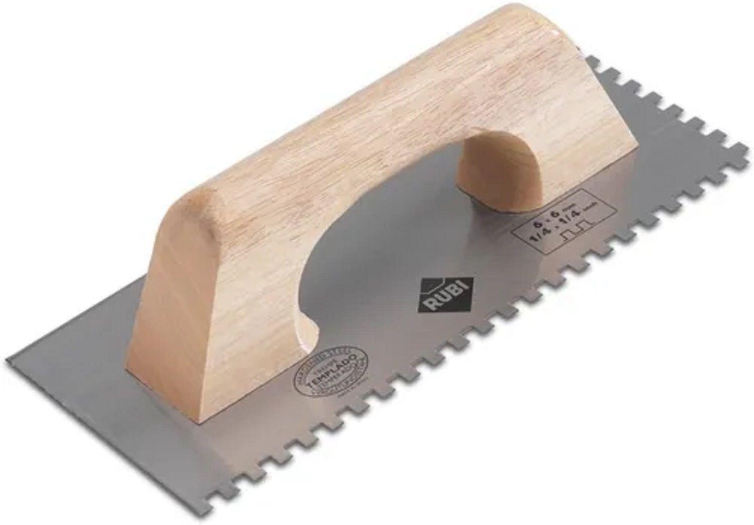 Llana Dentada Rubi 28cm Dtes 3x3mm M/madera Uso Profesional-0