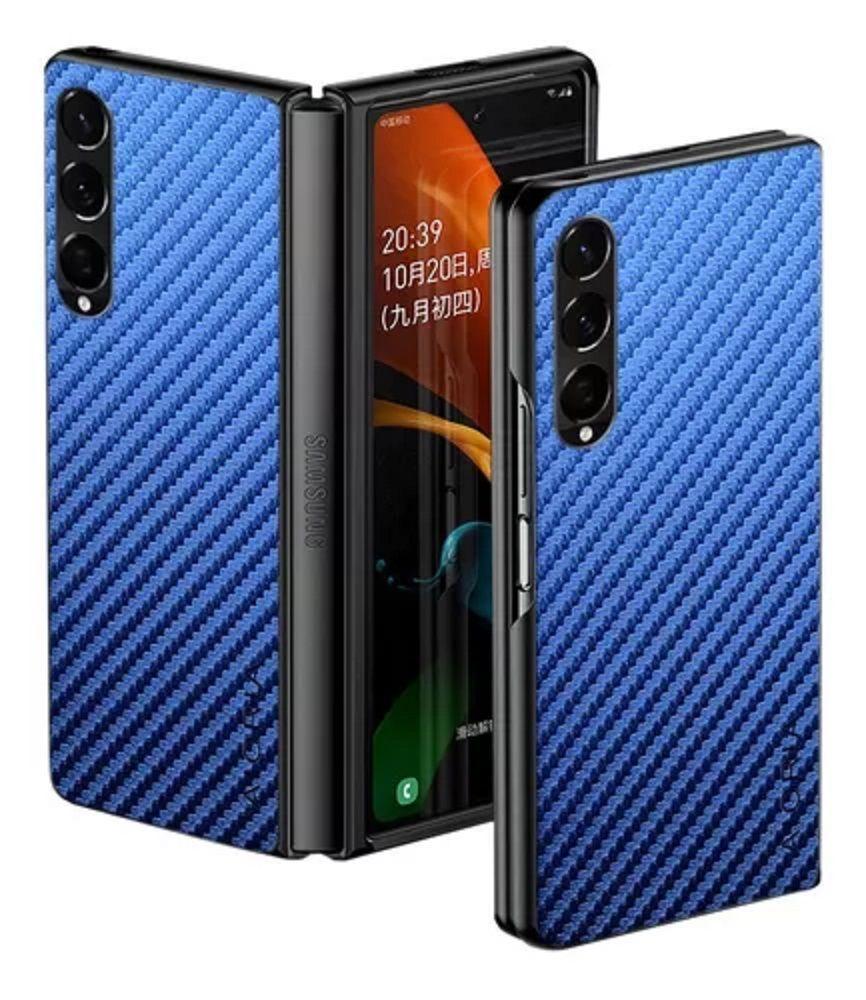 Funda Forro Samsung Galaxy Z Fold 4 Fibra De Carbono-0