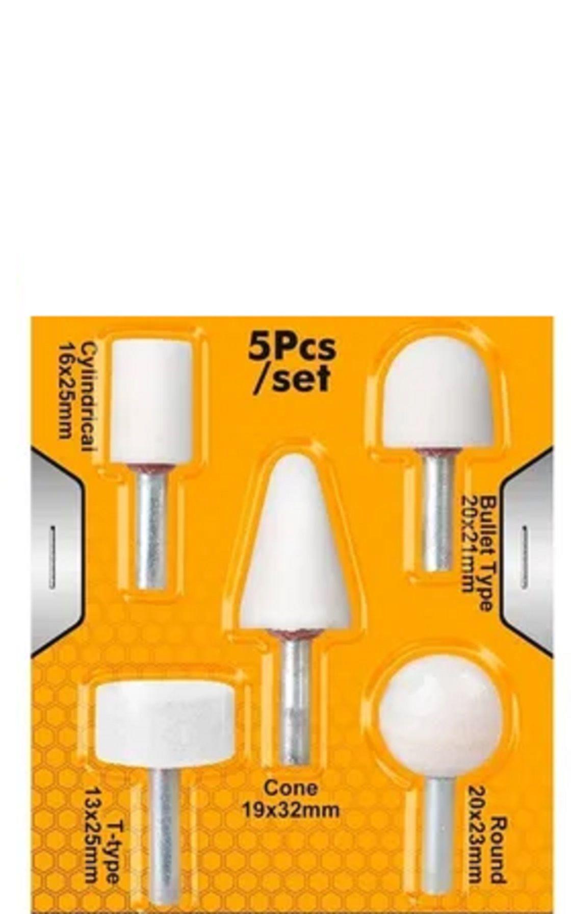 Juego De Piedras Montadas, Pulido 5pzs Ingco-0