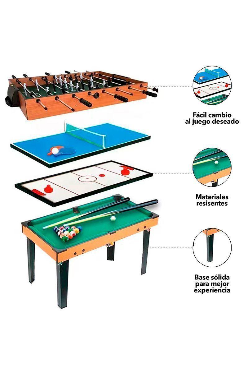 Mesa Multi Juego 4 en 1 84,5x61x107 cm-4