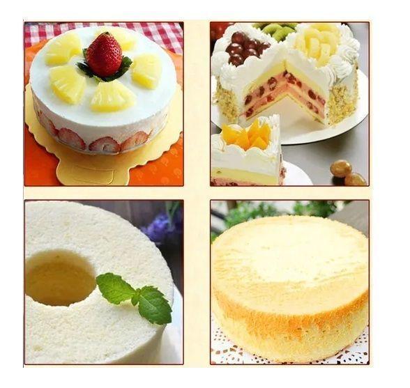 4 Molde Torta Moldes Queque Moldes Desmontables Mini Redondo-5