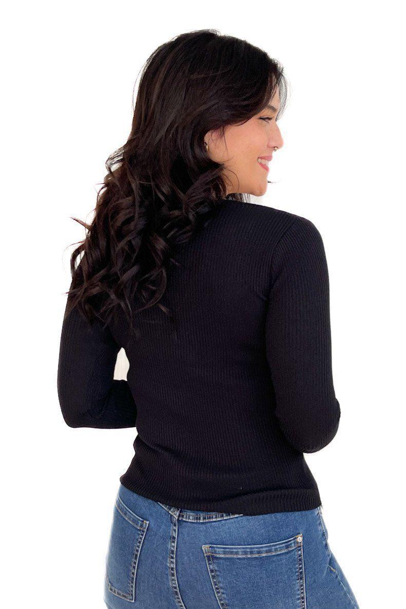 Sweater spandex básico Nora colores-1