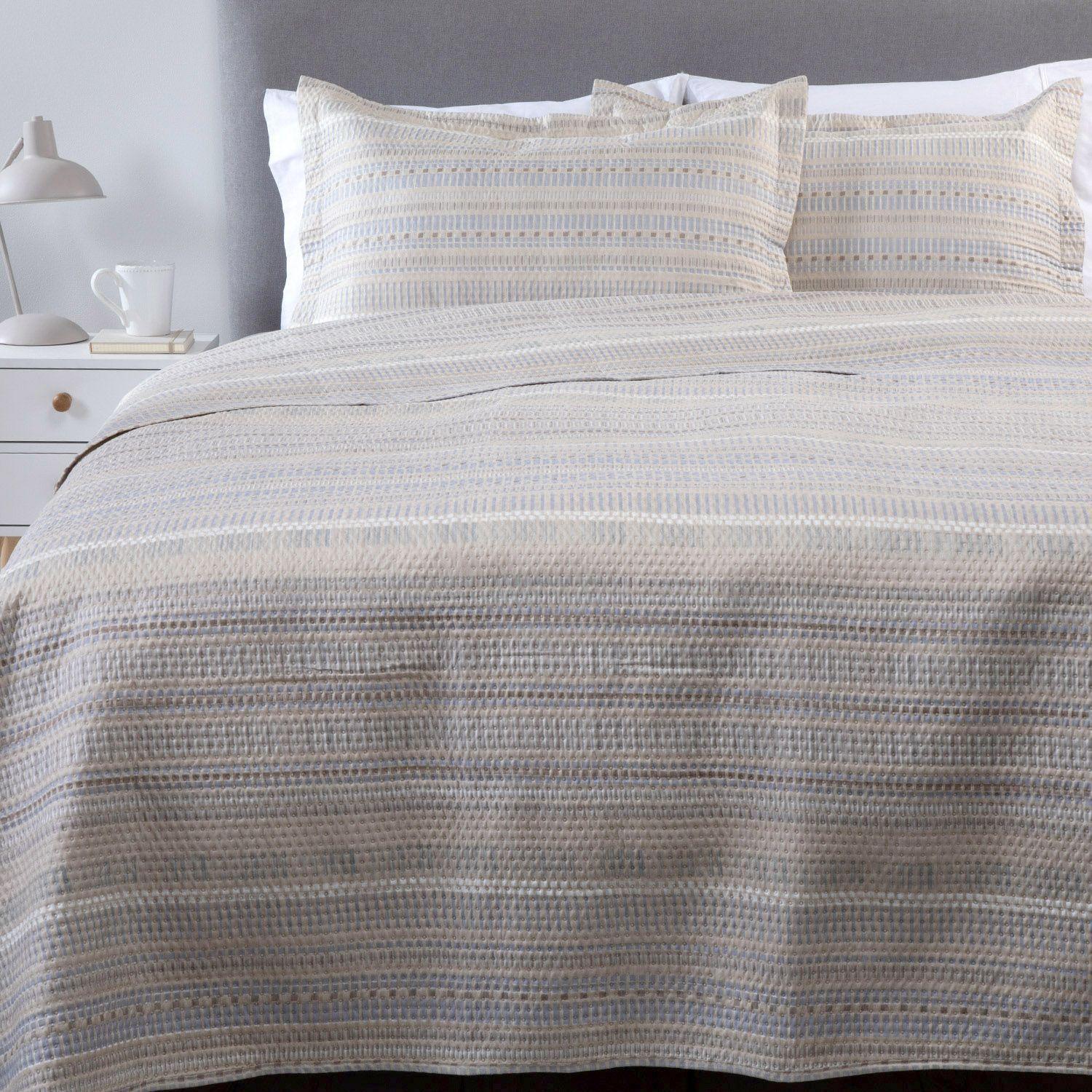 CUBRECAMA ESTAMPADO BEIGE 2.5 PLAZAS-0