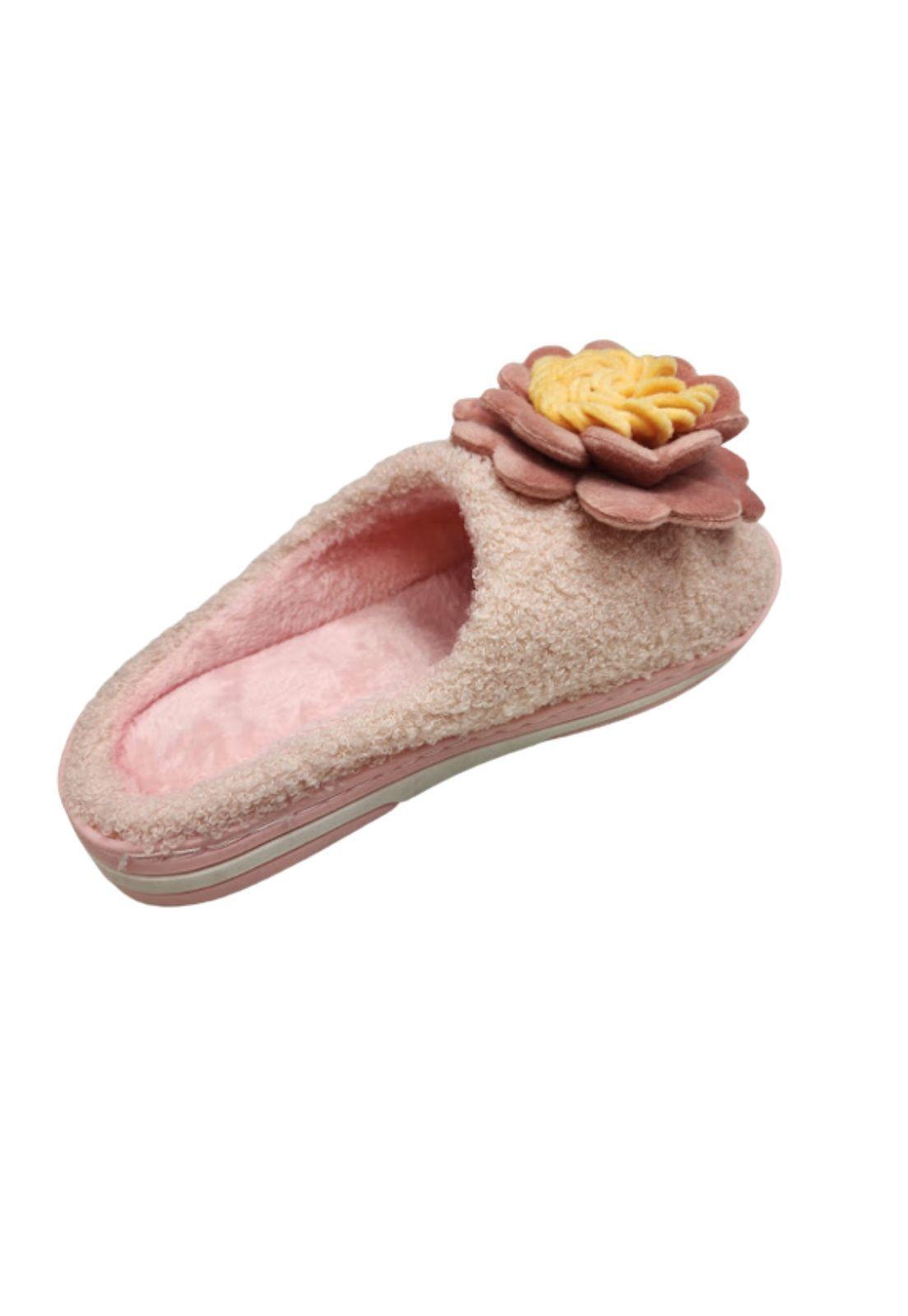 Pantufla Chiporro Flor Rosa-1