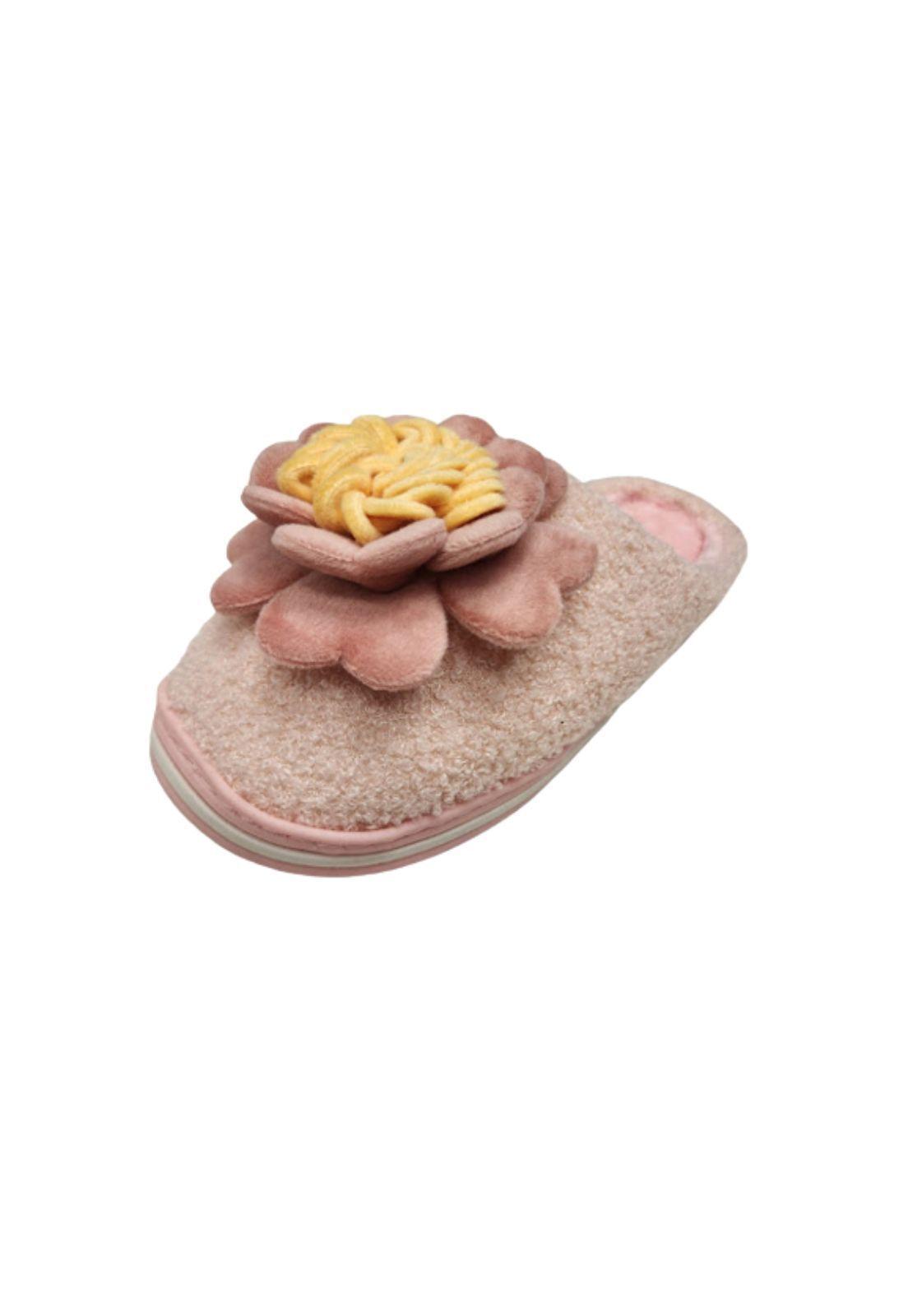 Pantufla Chiporro Flor Rosa-0