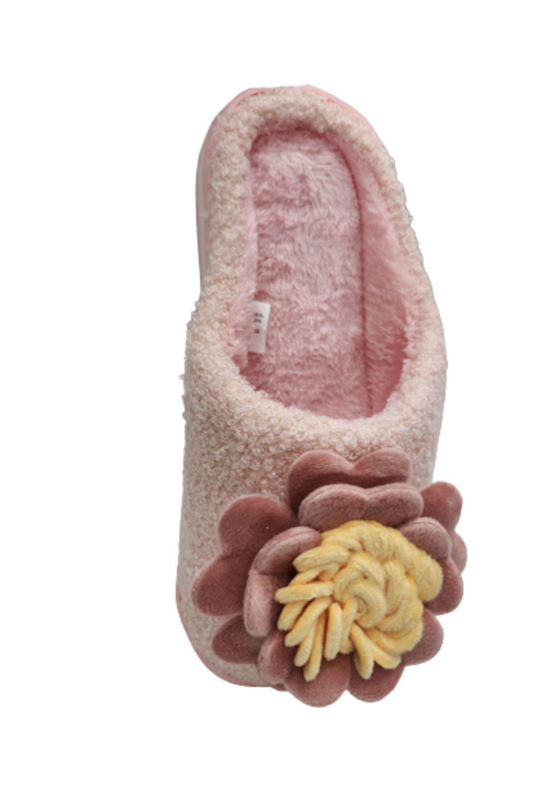 Pantufla Chiporro Flor Rosa-2