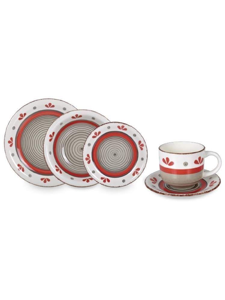 Juego Vajilla 30pcs Emily Hallen Porcelana Cocina Hogar-0