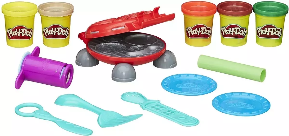 Play Doh Kitchen Hamburguesas A La Parrilla-1
