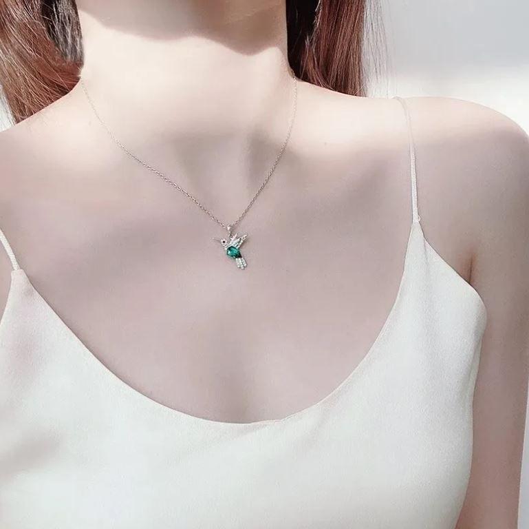 Collar Colibrí Plata 925-2