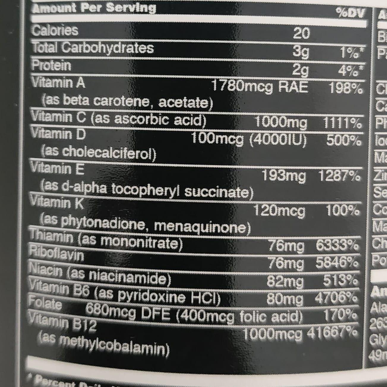 Animal Pak - 44 Scoops - Orange Crushed-1