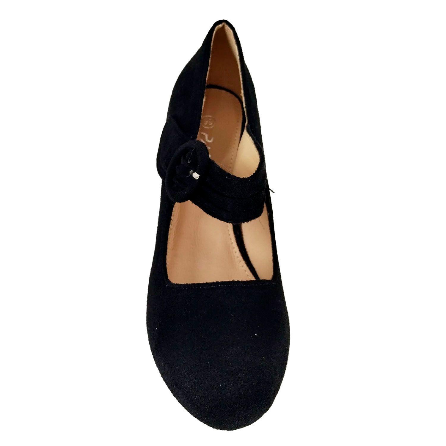 Zapato Formales de Mujer Negro-1