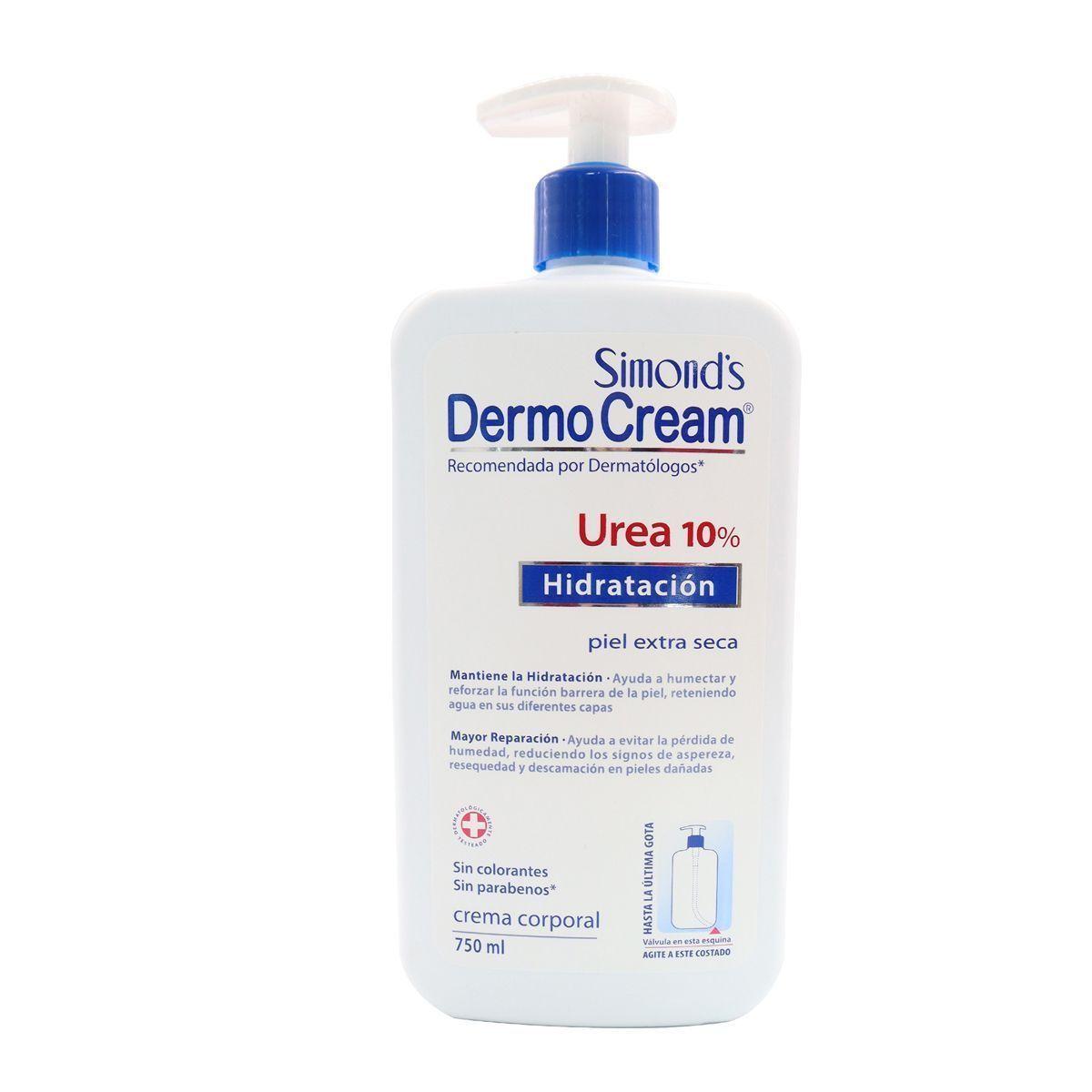 Crema hidratación intensiva Urea 10% Simond´s cuerpo 750ml-0
