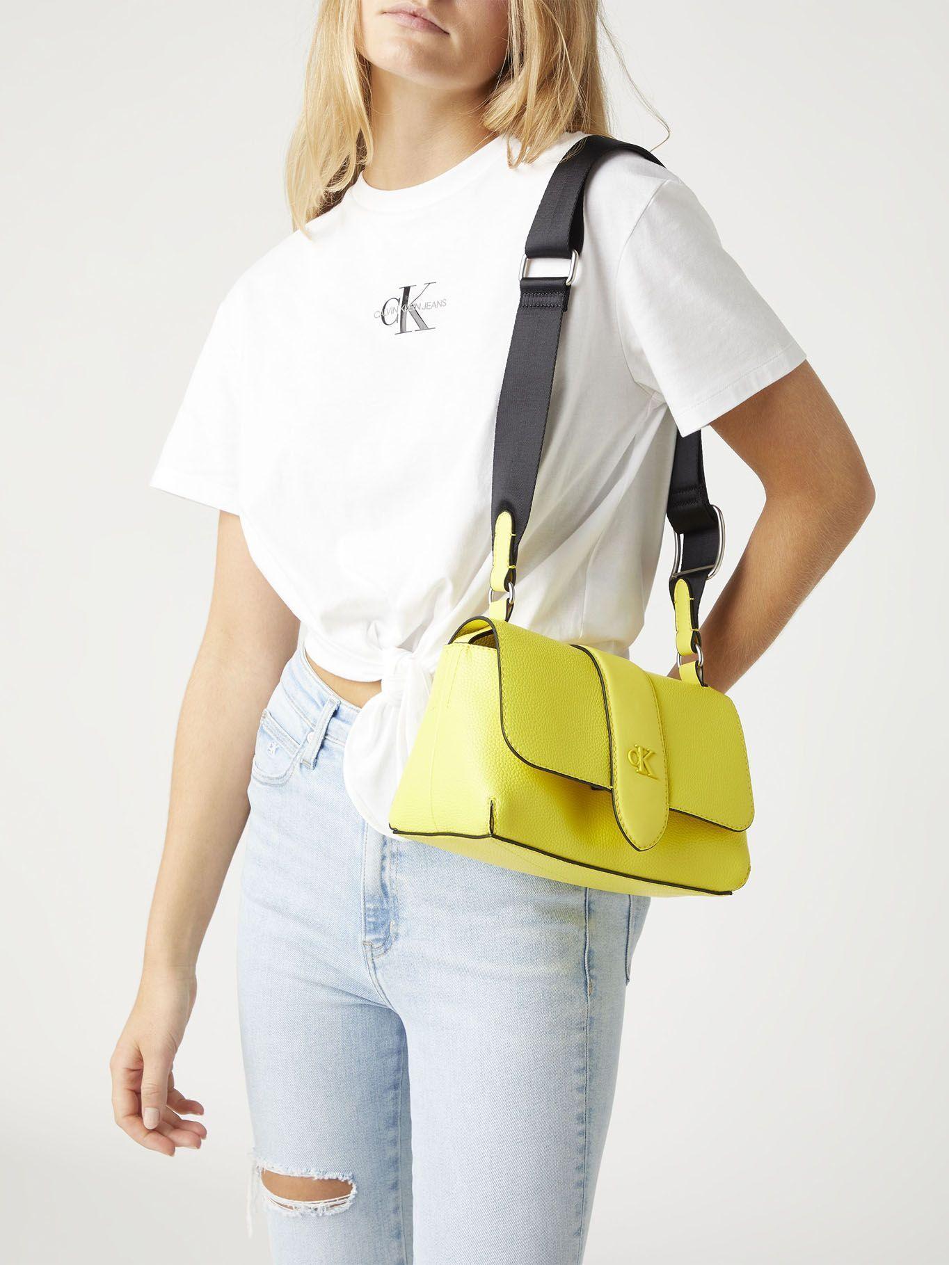 Bandolera Ckj Mono Amarillo Calvin Klein Mujer-3
