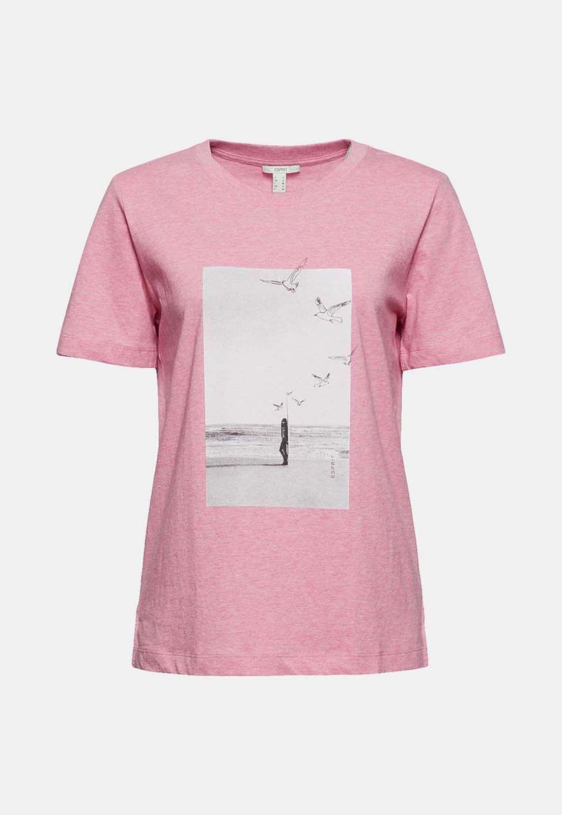 Polera Mujer Manga Corta Estampada Esprit-3