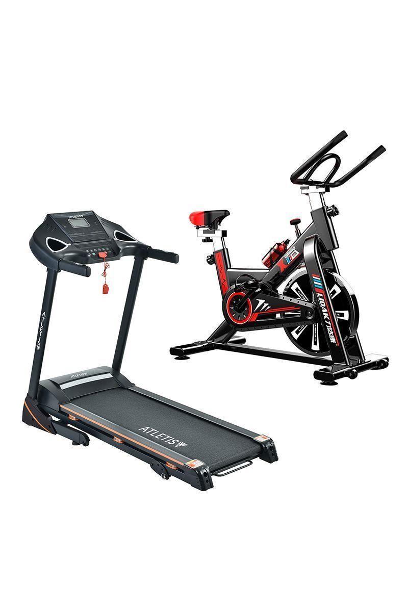 Pack Trotadora FitB8215+Spinning HomeFitness Negro-0
