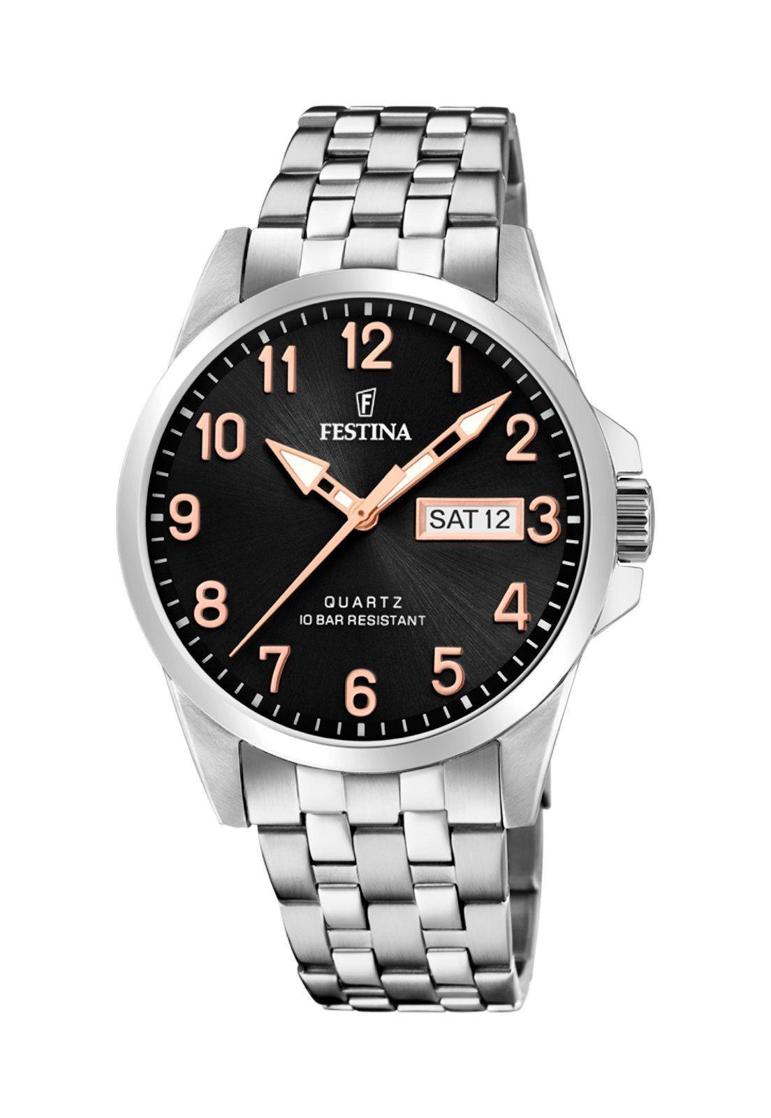 Reloj F20357/D Festina Hombre Acero Clasico-0