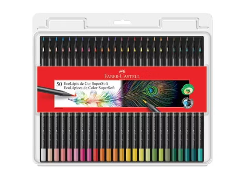 Pack 50 Eco lapices + Block de Papel negro Creative -1