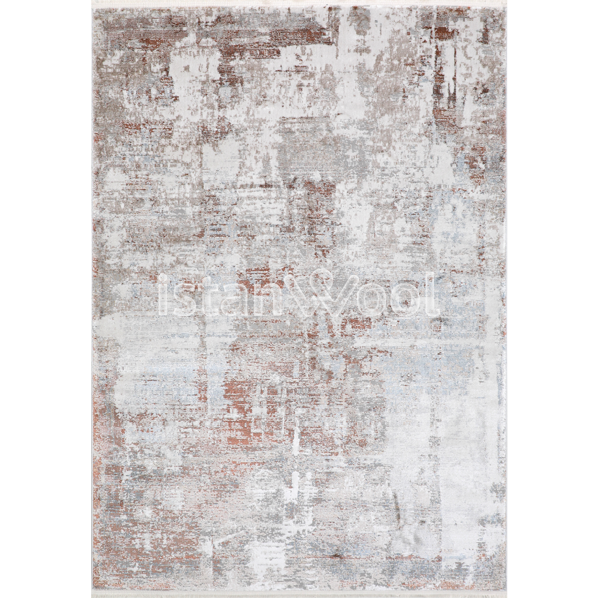 Alfombra Moderna Gruesa 160x240 cms. Gris -0
