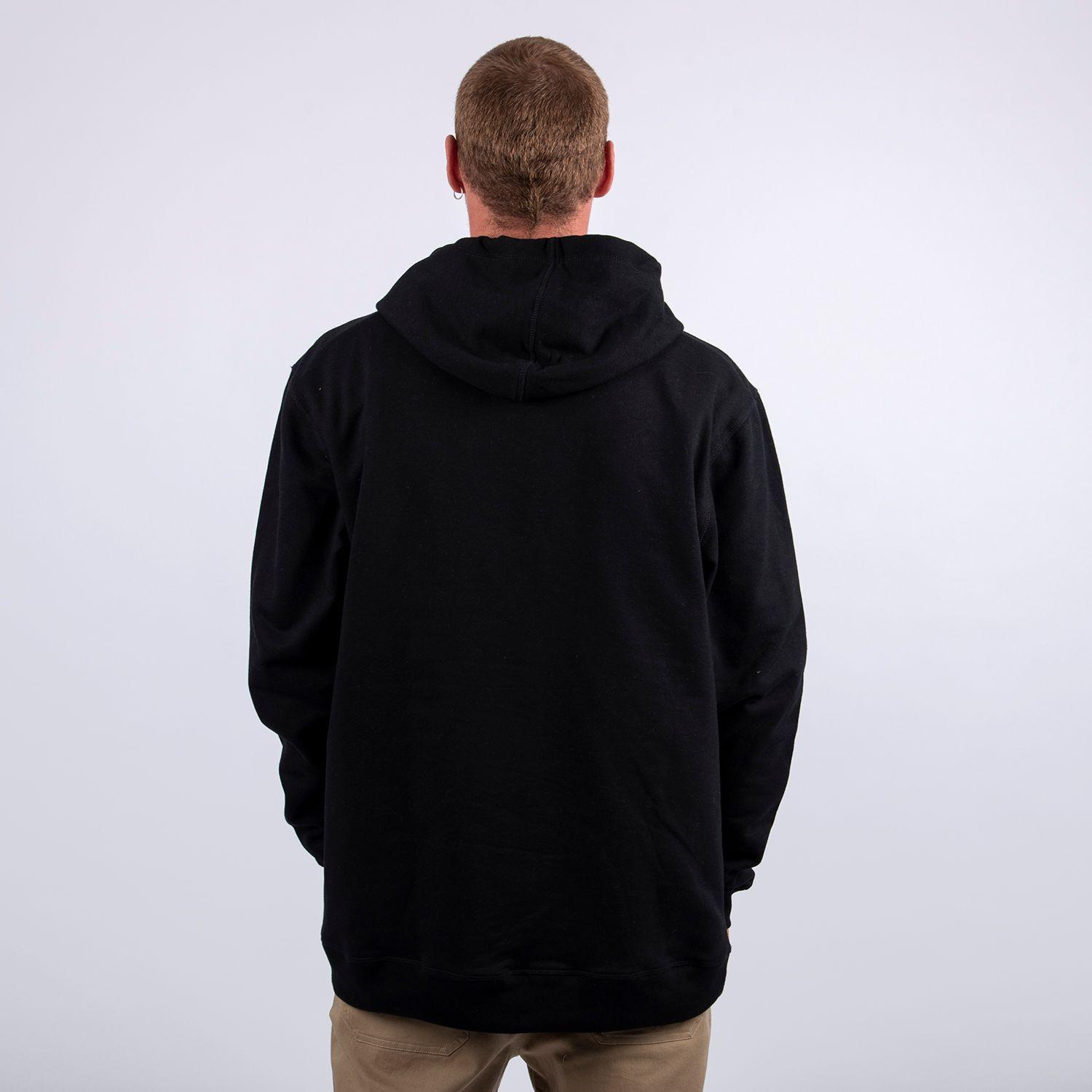 Poleron Rayo Con Gorro Negro-2