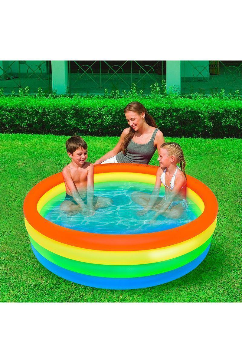 Piscina Inflable Colores Neón 386 L 150 x 40 cm-5