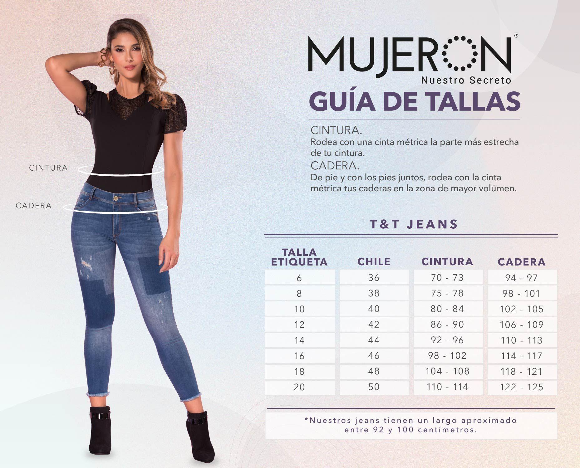 Jeans Semi Campana Colombiano Levanta Cola Nobel TYT-5