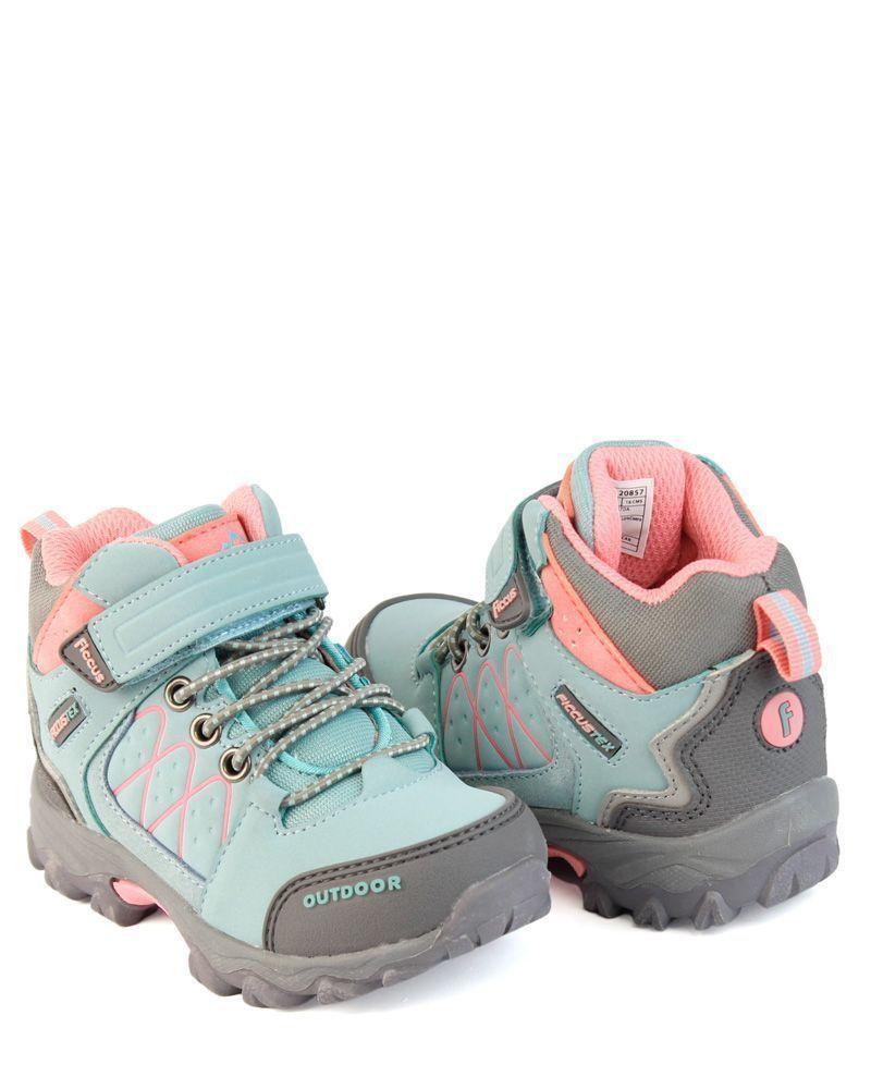 Zapatilla Outdoor Ficcustex Velcro Elástico Niña-2