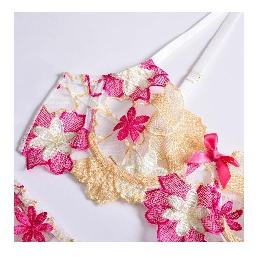 Conjunto Sexy 3 piezas Flo White-6