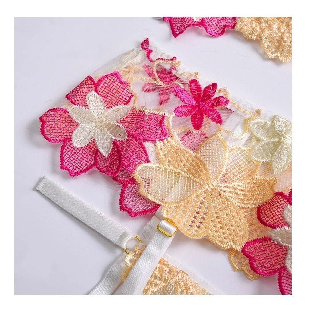 Conjunto Sexy 3 piezas Flo White-4