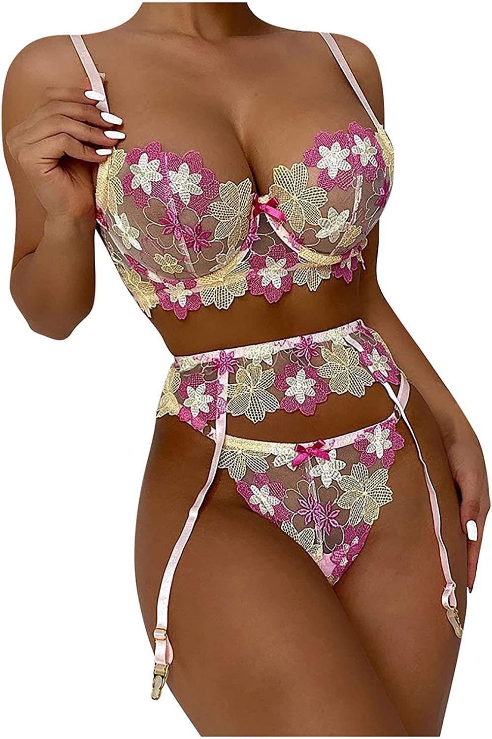 Conjunto Sexy 3 piezas Flo White-0