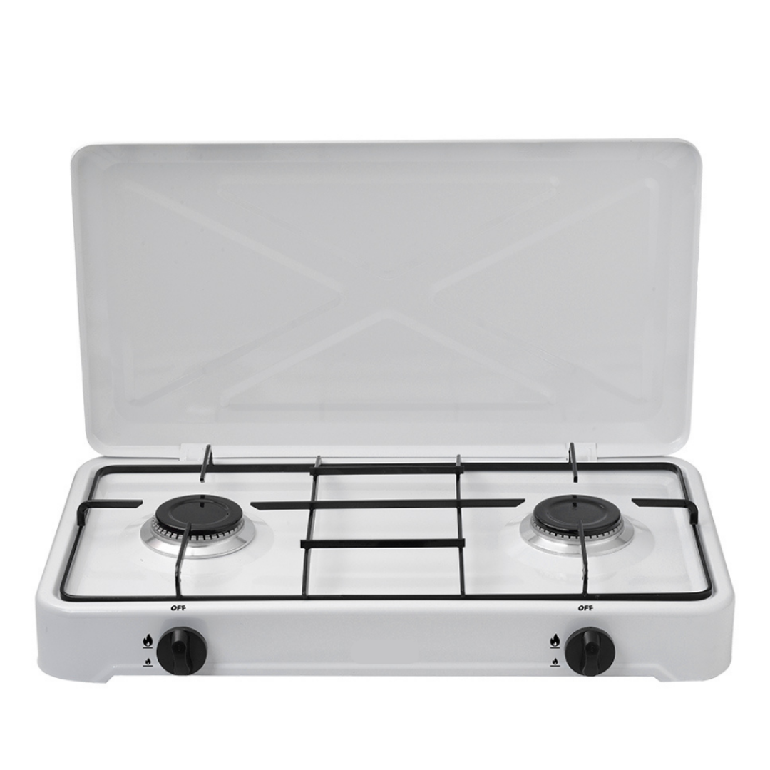 Cocina Encimera a Gas 2 Platos Portatil Cusimax™ -0