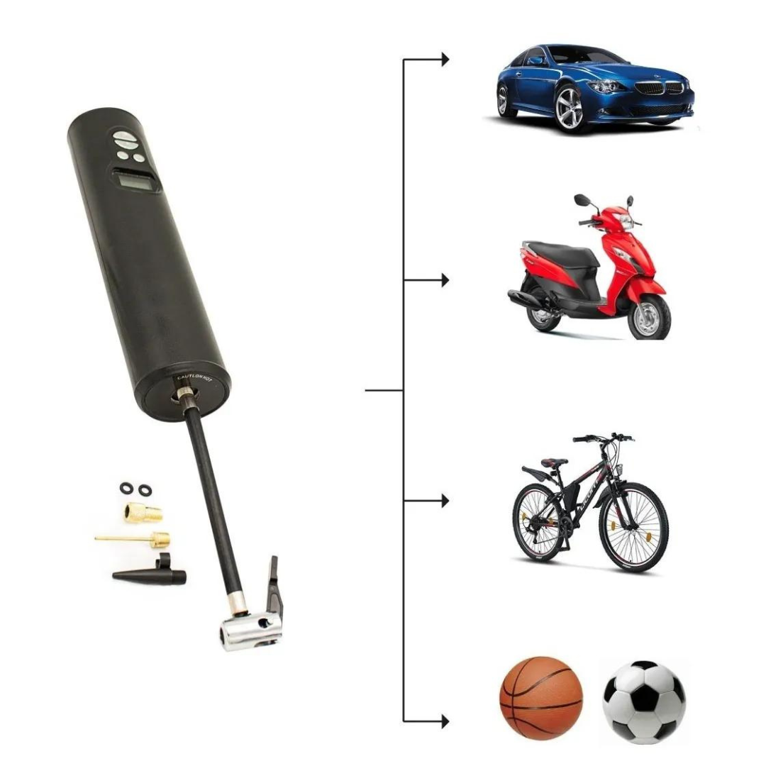 Compresor De Aire Inalámbrico USB Para Autos, Etc-3