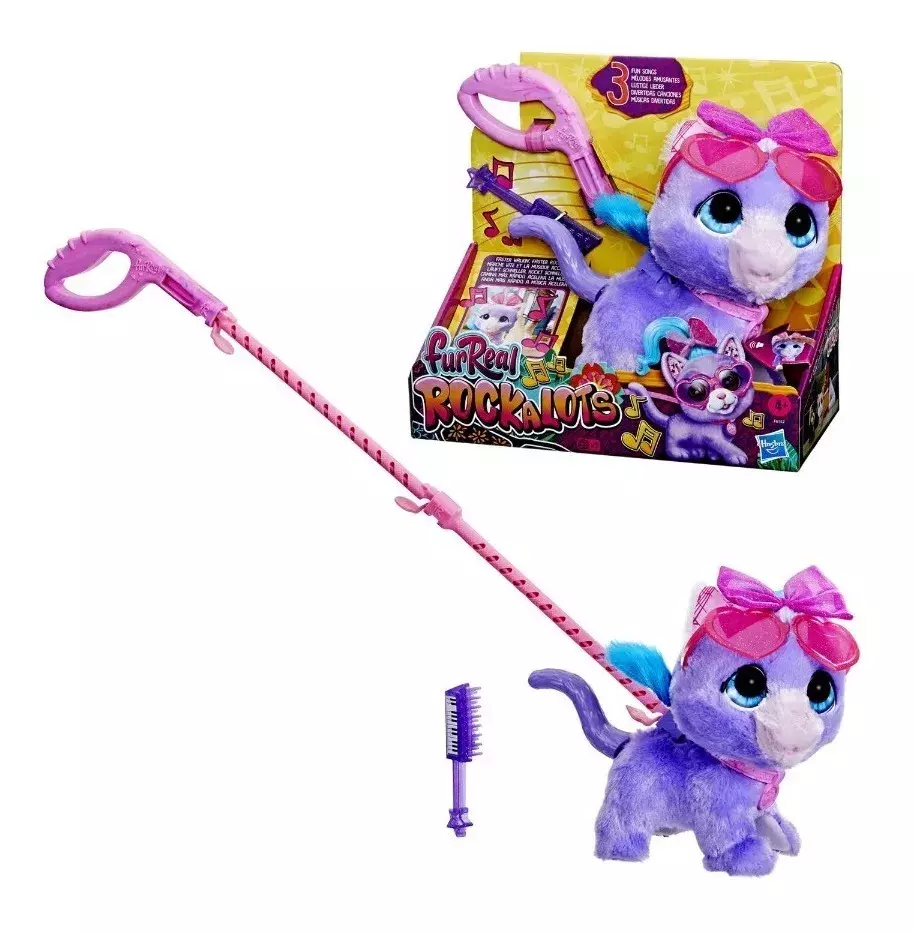 Peluche Furreal Friends Rockalots Gatita Musical-2