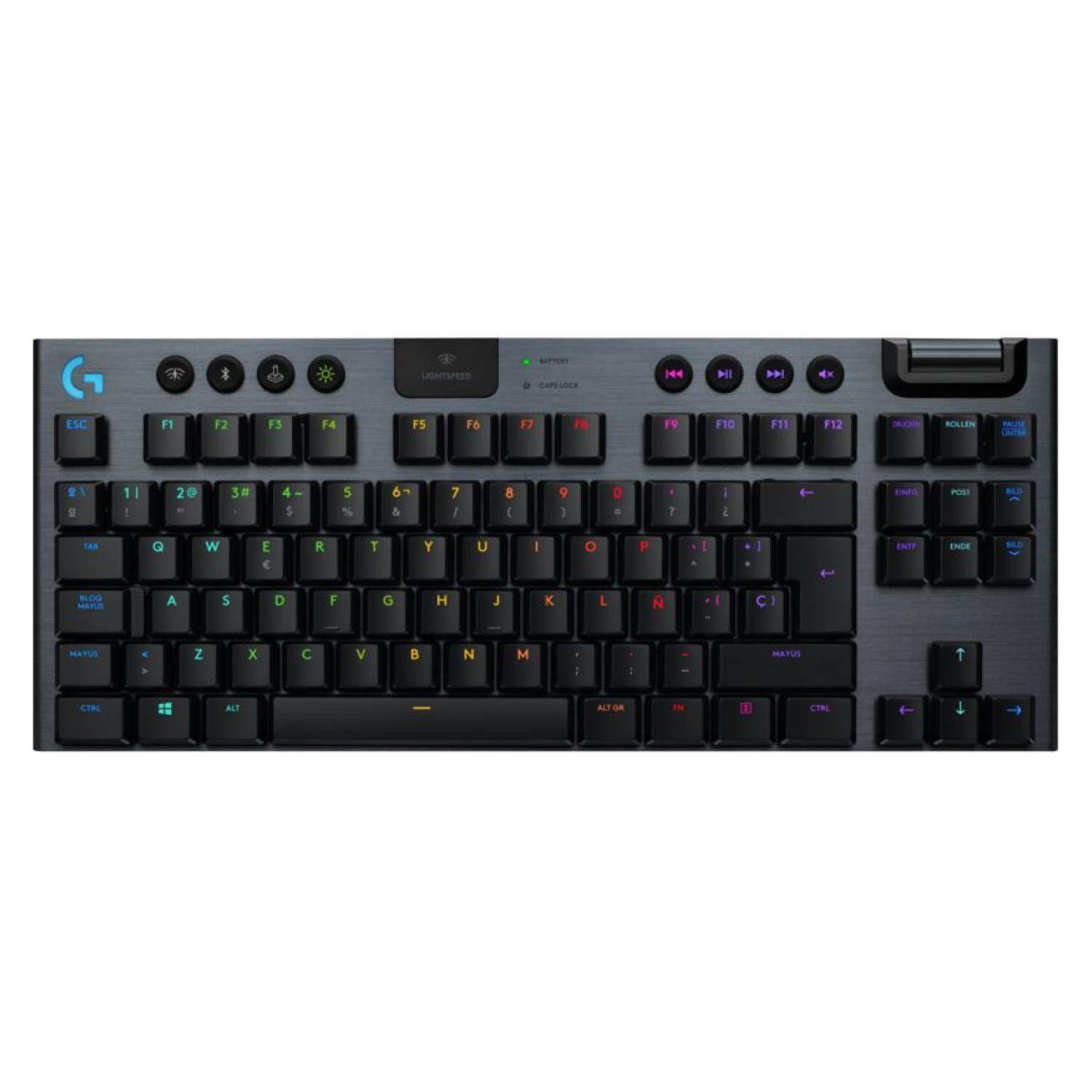 Teclado G915 Inalámbrico Rgb Gris-1