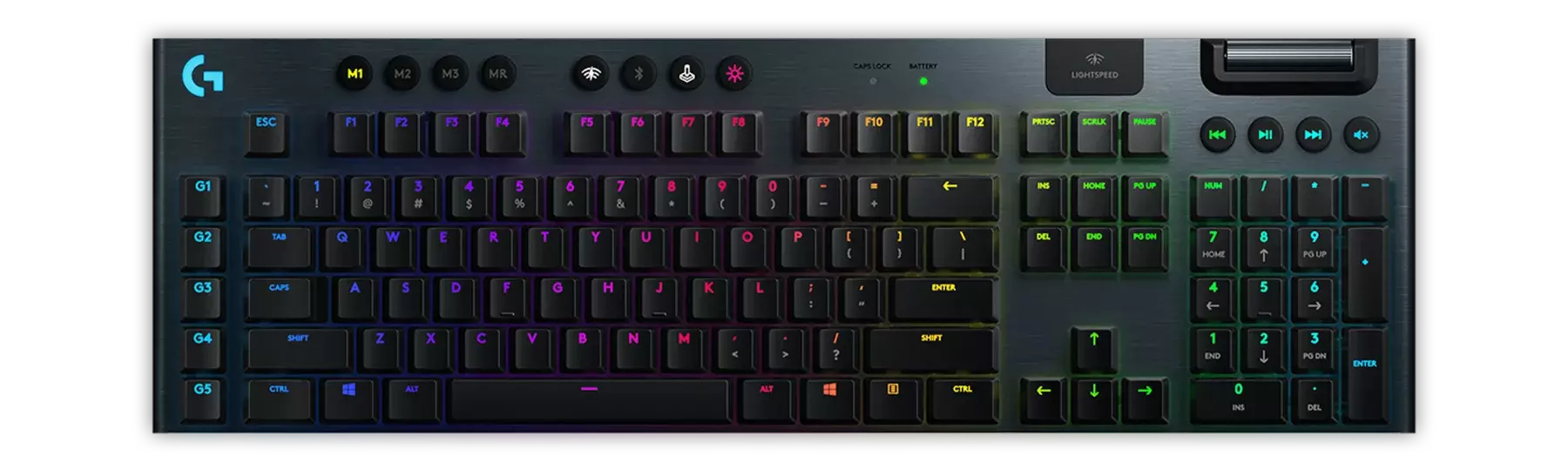 Teclado G915 Inalámbrico Rgb Gris-0