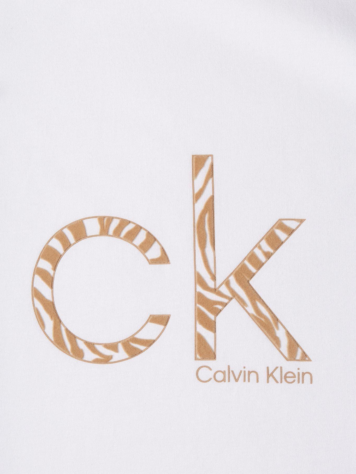 Polera Seasonal Print Ck Blanco Calvin Klein-2