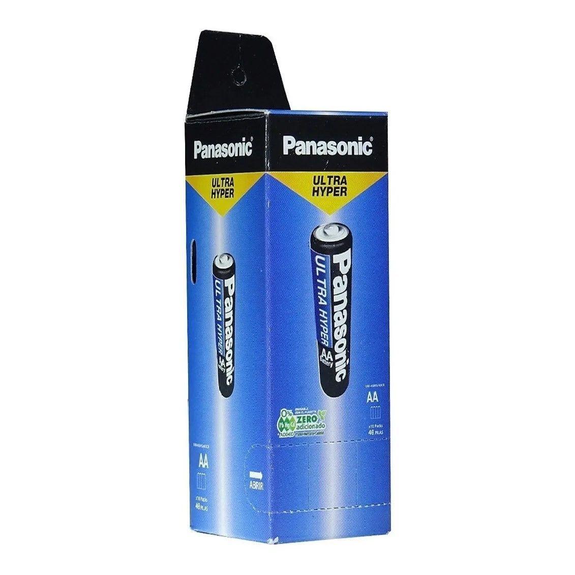 Pack 40 Pilas Panasonic AAA Super Hyper R6P-1