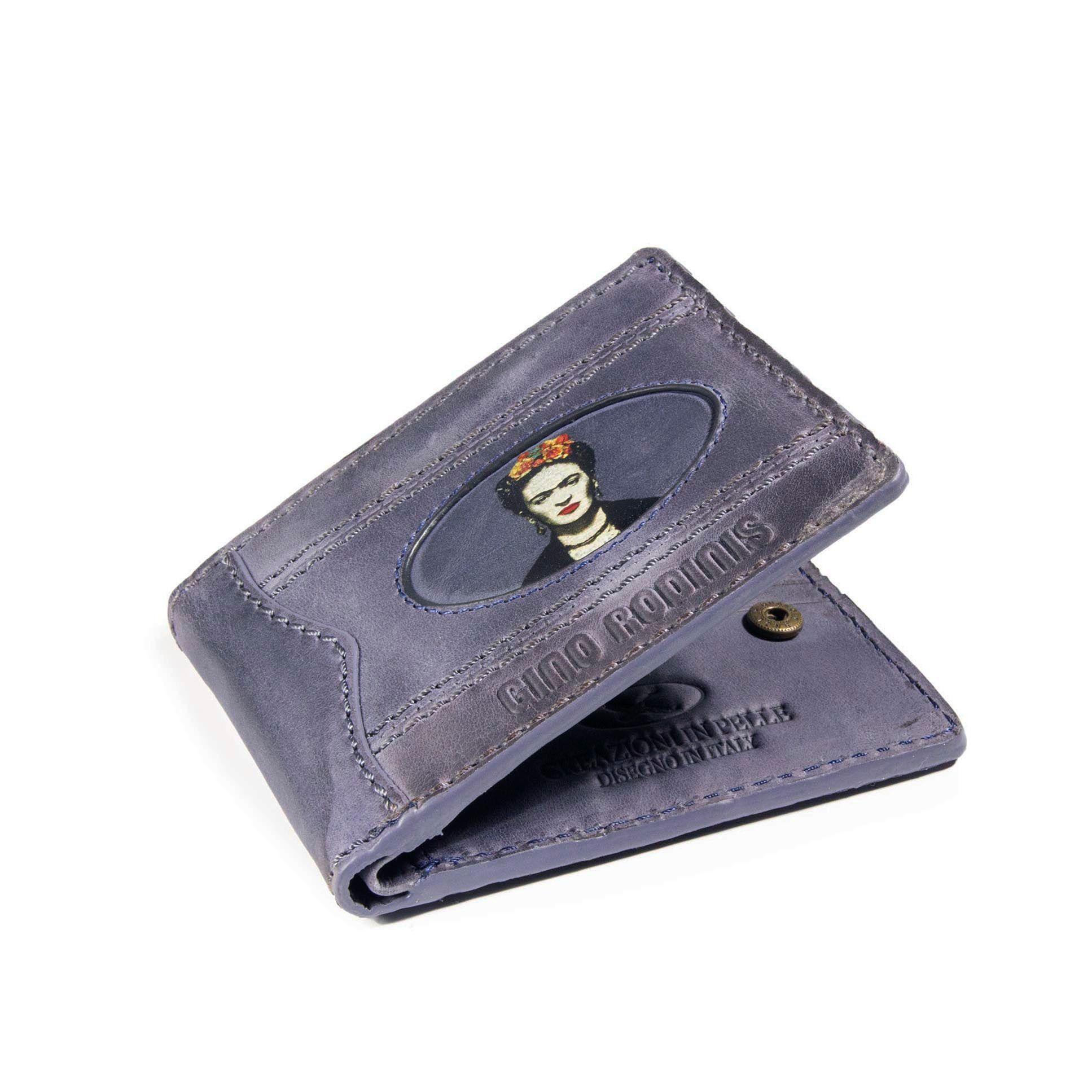 Billetera  Coco 992.1 Frida Khalo Azul Gino Rodinis -3