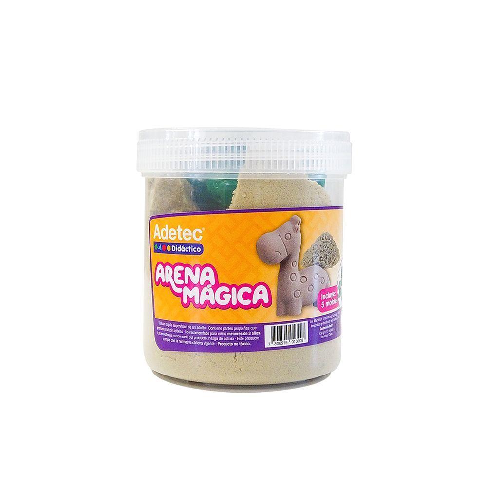 Arena Mágica 450gr + 6 Moldes Animalitos Adetec-0