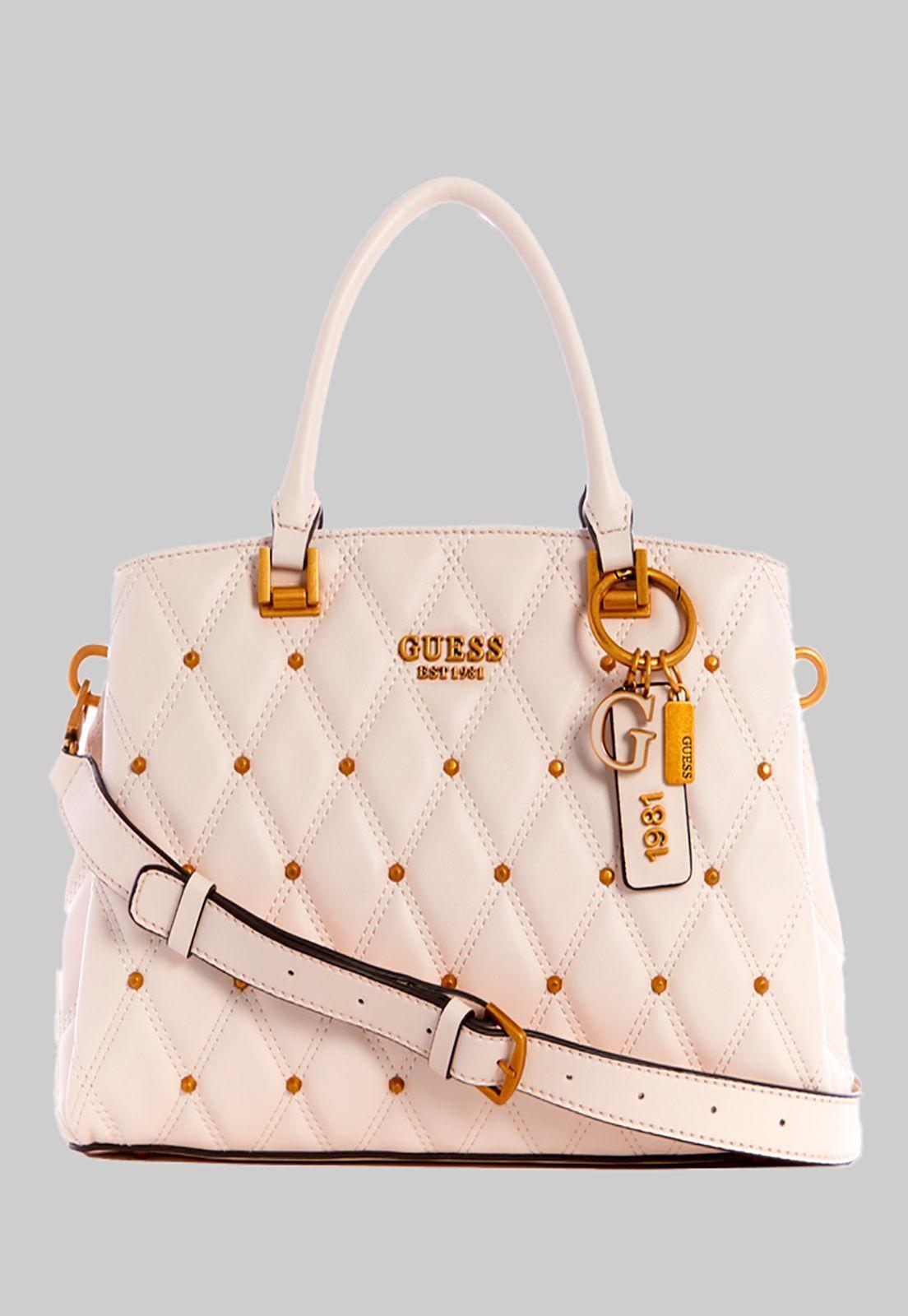 Cartera Triana 3 Compartment Satchel Crema Guess-0