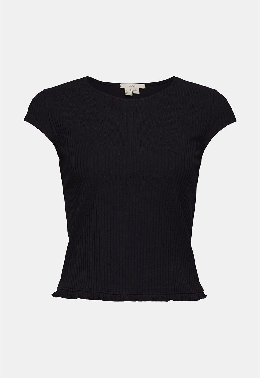 Polera Tejido Acanalado Esprit-3