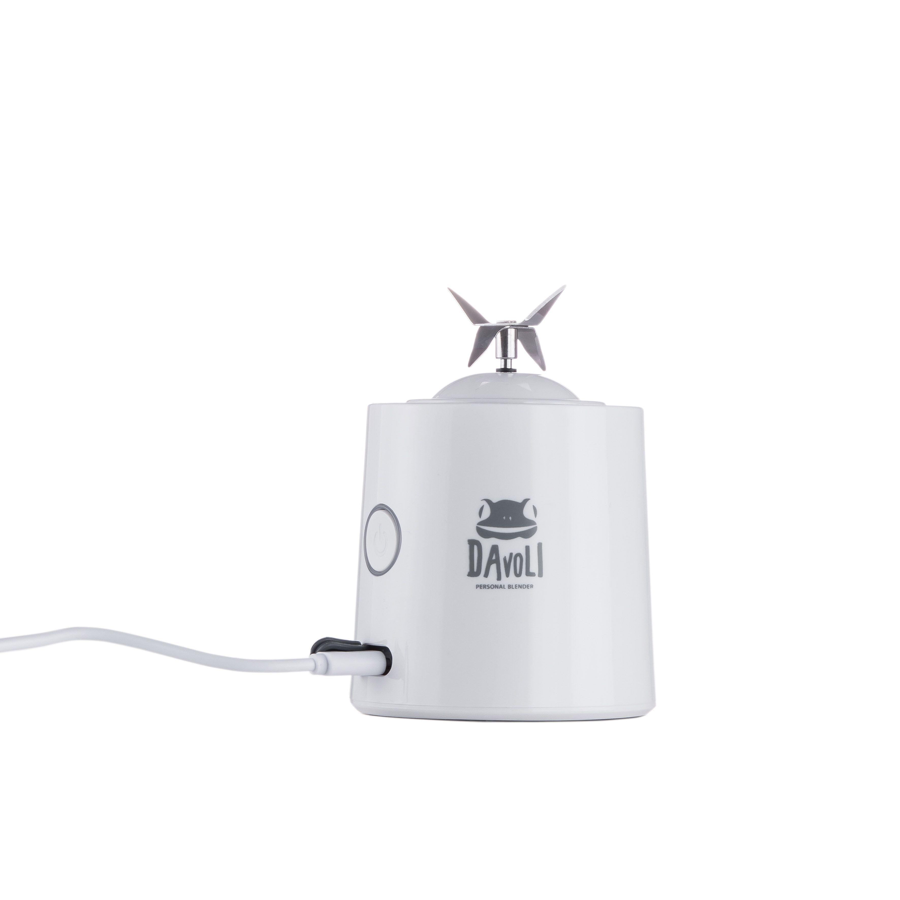 Licuadora Personal Portátil Davoli Vaso de Tritán Blanca-4
