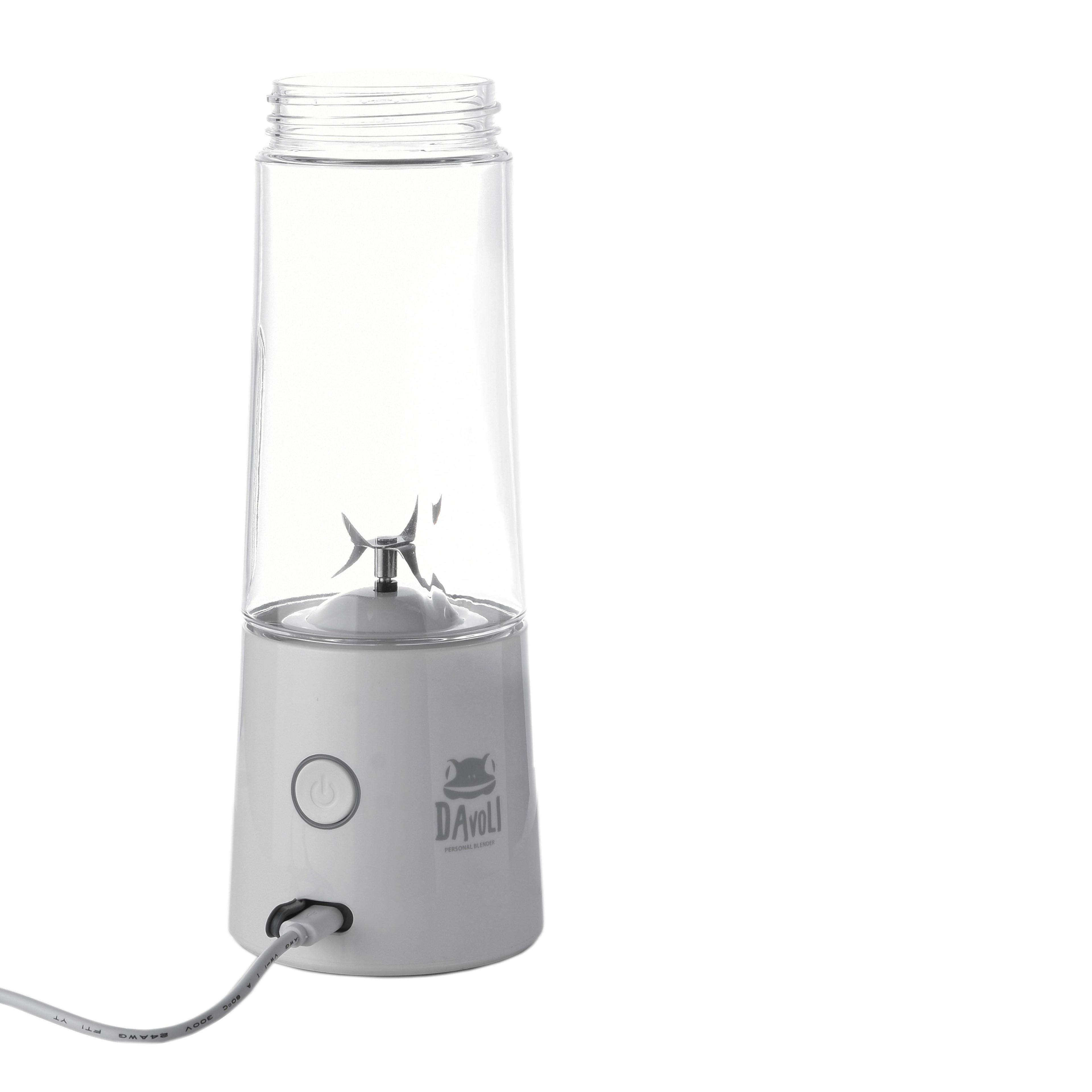 Licuadora Personal Portátil Davoli Vaso de Tritán Blanca-3