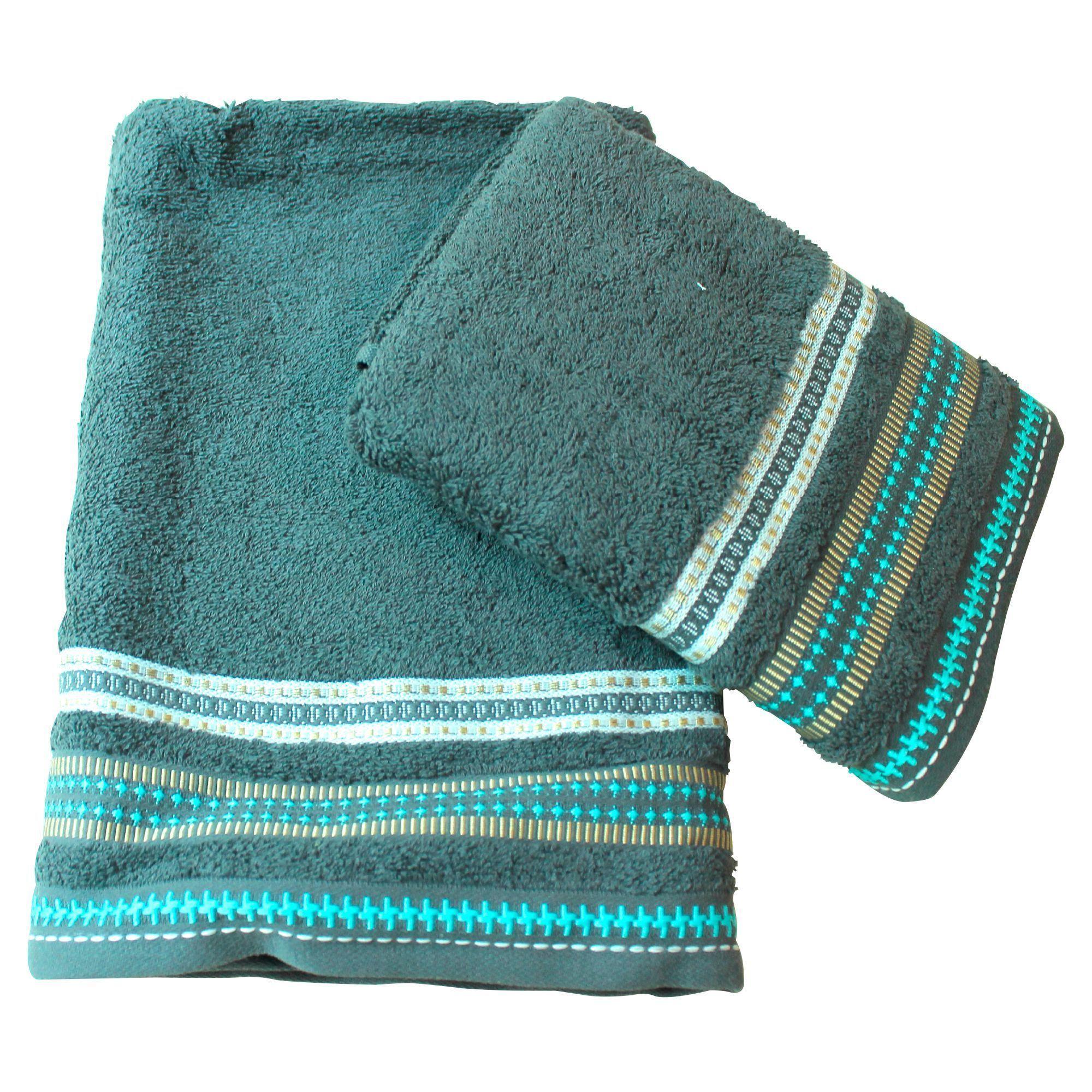 Toalla de baño 2 unidades 100% algodon GRIS /CALIPSO-0