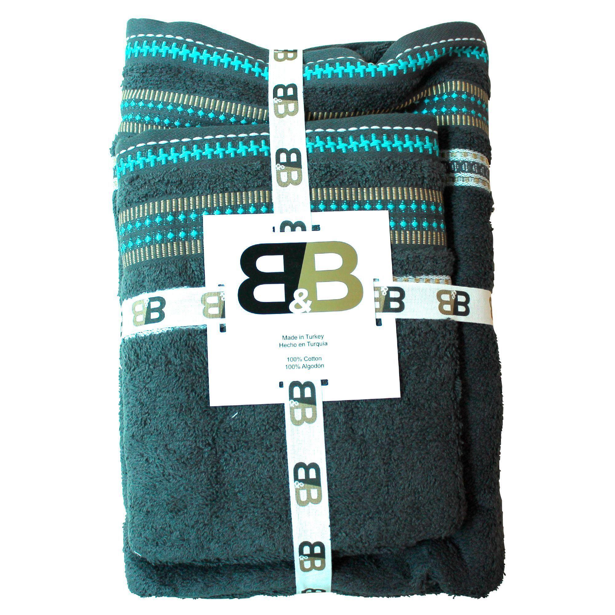 Toalla de baño 2 unidades 100% algodon GRIS /CALIPSO-1