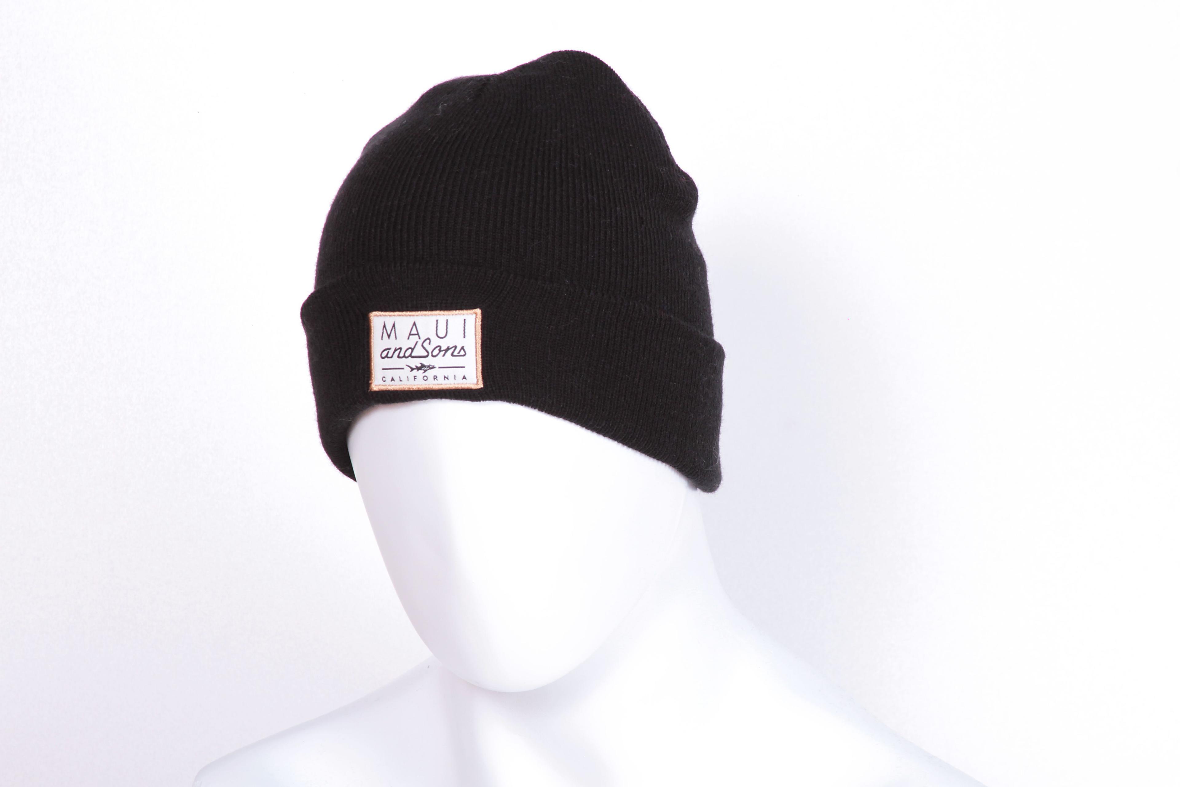 Gorro Mujer Negro Maui and Sons 5AV209-WI19-1