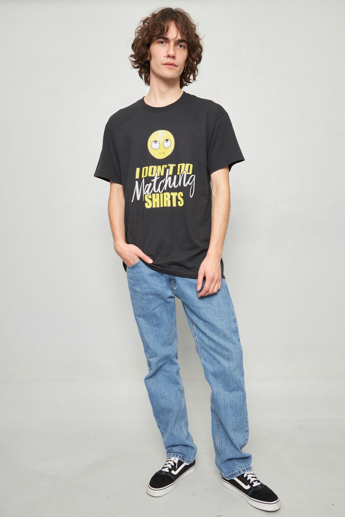 Polera casual reciclado negro jerzees talla L  -3