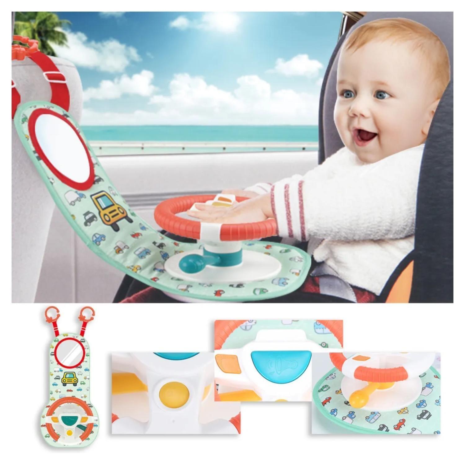 Juguete Simulador De Auto Con Volante Infantil-4