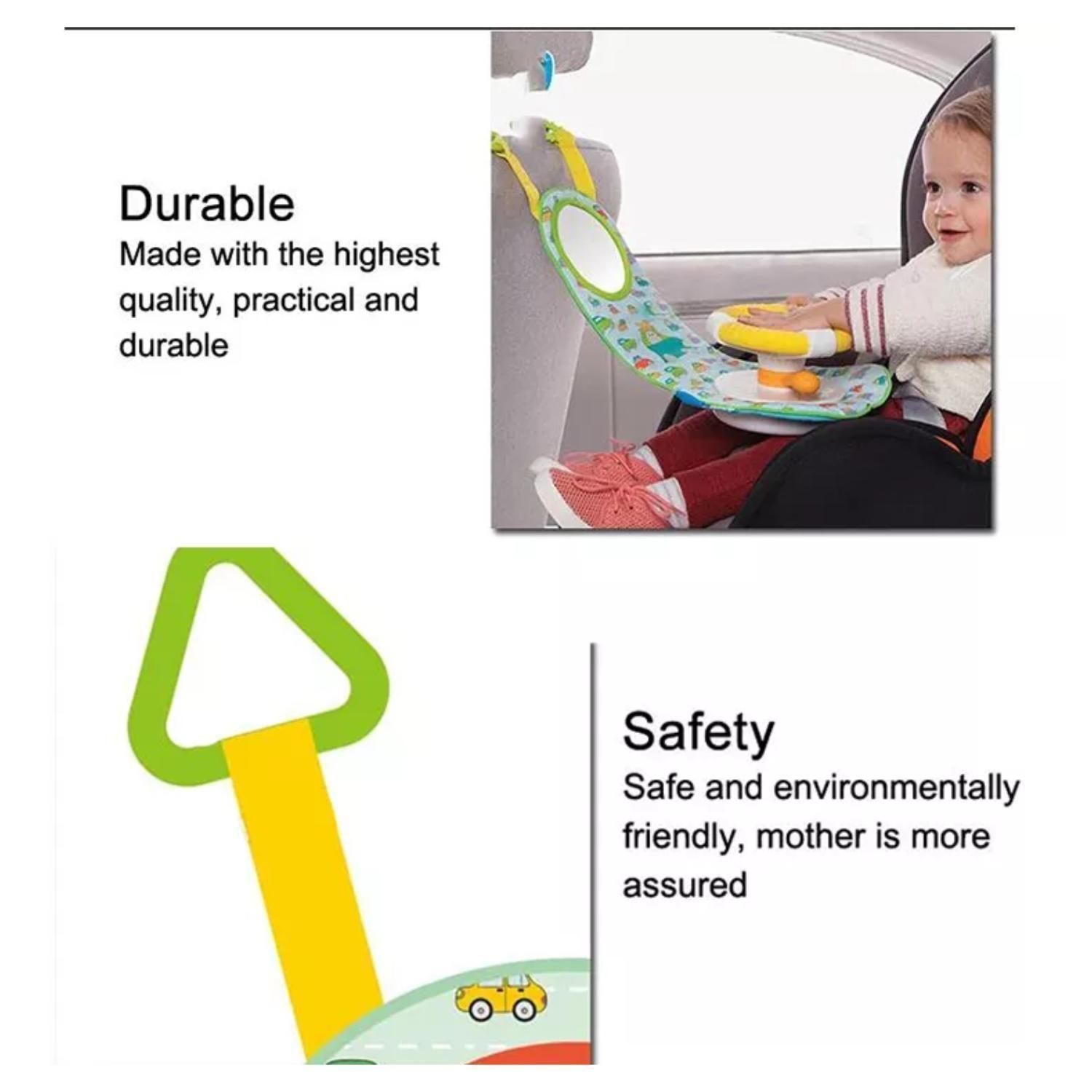 Juguete Simulador De Auto Con Volante Infantil-5