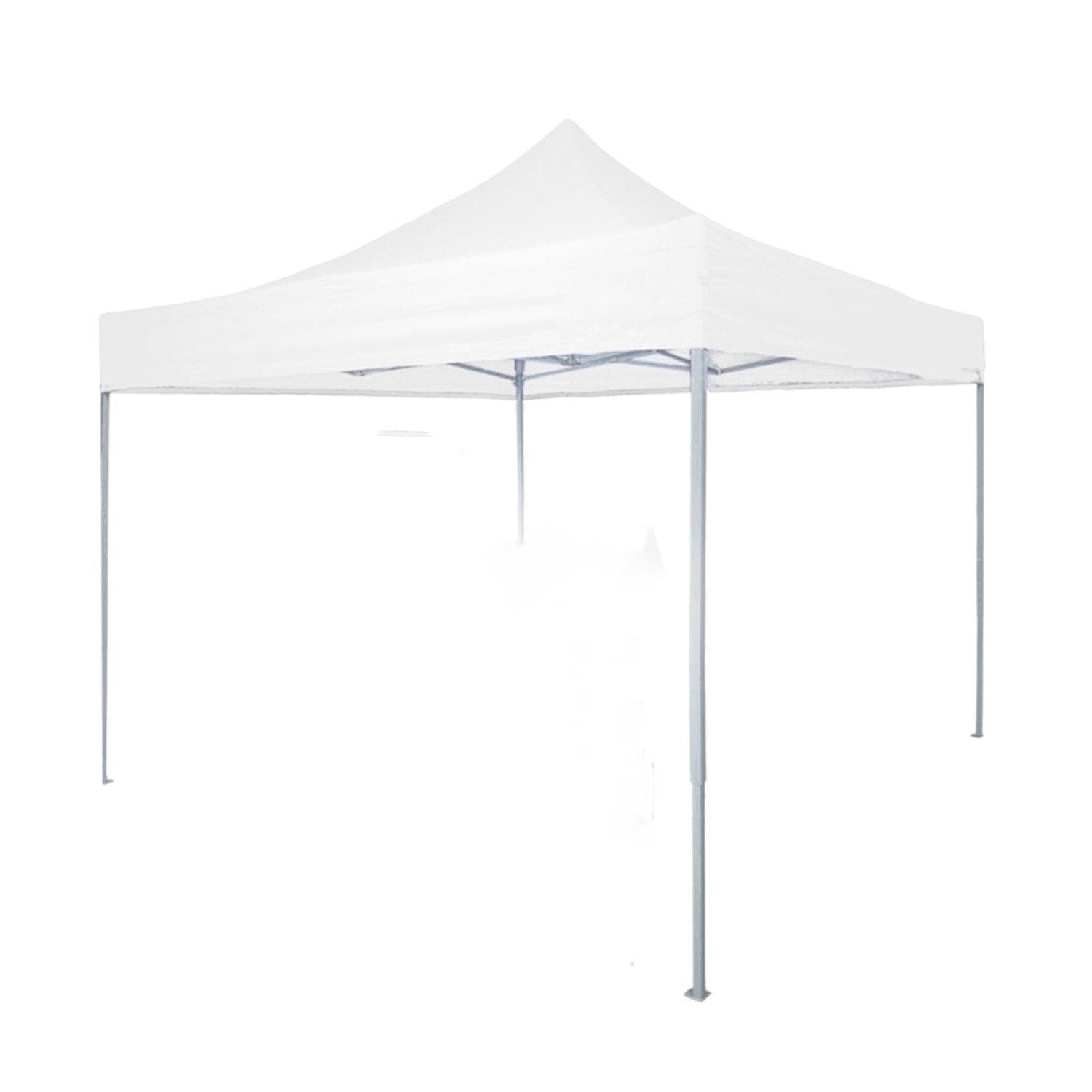 Toldo Plegable 3x3 mt Blanco Tipo Araña-0