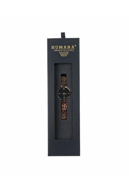 Reloj Dorado Trigal Leopard Humana-1